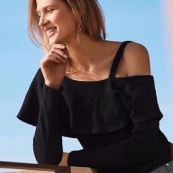 Anthropologie Postmark One Shoulder Ruffled Top - Picture 12 of 12